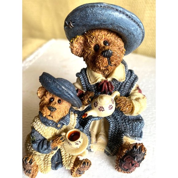 Boyd’s Bears Fine Cup of Tea mother and daughter figurine 2000 - Picture 4 of 7